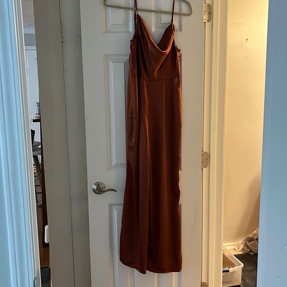 Satin jumpsuit